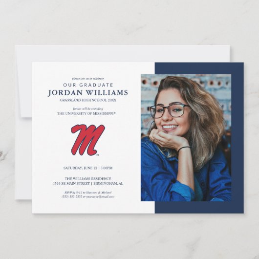 Universität Mississippi | Script M Ankündigung (Vorderseite)