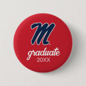 Universität Mississippi | Script M Button (Vorderseite)