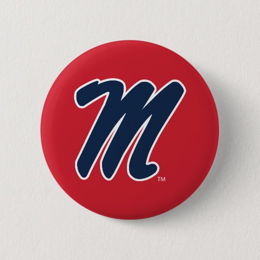 Universität Mississippi | Script M Button (Vorderseite)