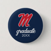 Universität Mississippi | Script M Button (Vorderseite)