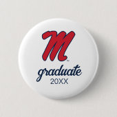 Universität Mississippi | Script M Button (Vorderseite)