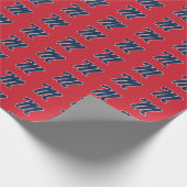 Universität Mississippi | Script M Geschenkpapier (Ecke)
