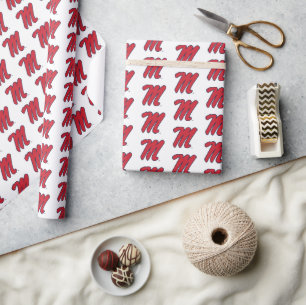 Universität Mississippi   Script M Geschenkpapier