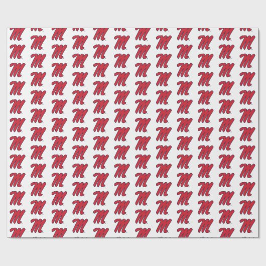Universität Mississippi | Script M Geschenkpapier (Flach)