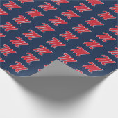Universität Mississippi | Script M Geschenkpapier (Ecke)