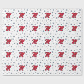 Universität Mississippi | Script M Geschenkpapier (Flach)