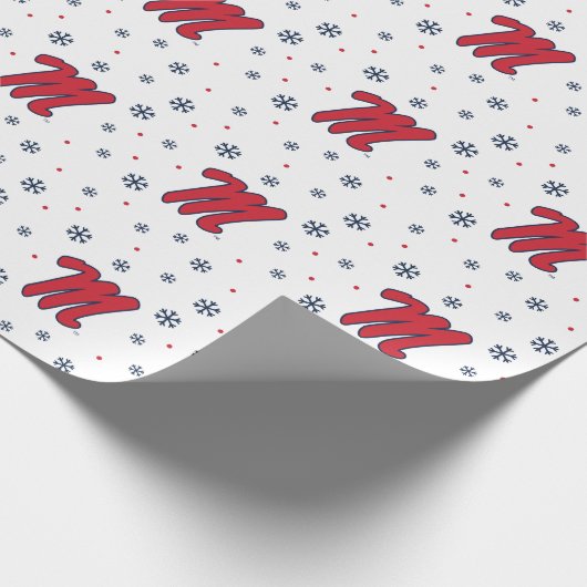 Universität Mississippi | Script M Geschenkpapier (Ecke)