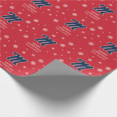Universität Mississippi | Script M Geschenkpapier (Ecke)