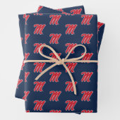 Universität Mississippi | Script M Geschenkpapier Set (Beispiel)