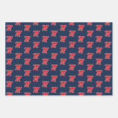 Universität Mississippi | Script M Geschenkpapier Set (Vorderseite)