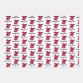 Universität Mississippi | Script M Geschenkpapier Set (Vorderseite)