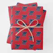 Universität Mississippi | Script M Geschenkpapier Set (Beispiel)