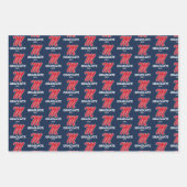 Universität Mississippi | Script M Geschenkpapier Set (Vorderseite 3)