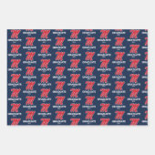 Universität Mississippi | Script M Geschenkpapier Set (Vorderseite)