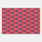 Universität Mississippi | Script M Geschenkpapier Set (Vorderseite)