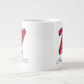 Universität Mississippi | Script M Jumbo-Tasse (Vorderseite)