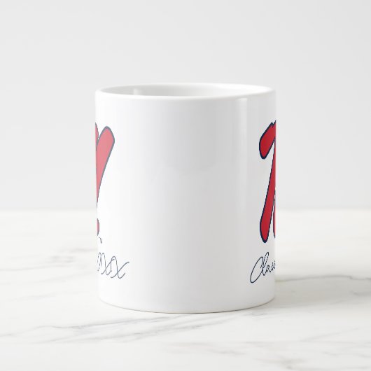 Universität Mississippi | Script M Jumbo-Tasse (Vorderseite)