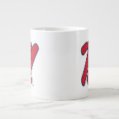 Universität Mississippi | Script M Jumbo-Tasse (Vorderseite)