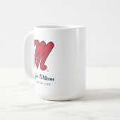Universität Mississippi | Script M Kaffeetasse (Vorderseite Links)