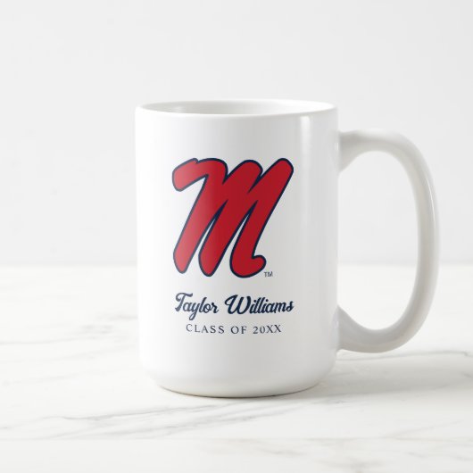 Universität Mississippi | Script M Kaffeetasse (Rechts)