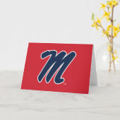 Universität Mississippi | Script M Karte (Gelbe Blume)