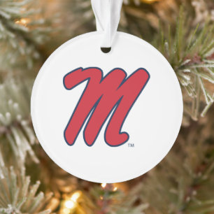 Universität Mississippi   Script M Ornament