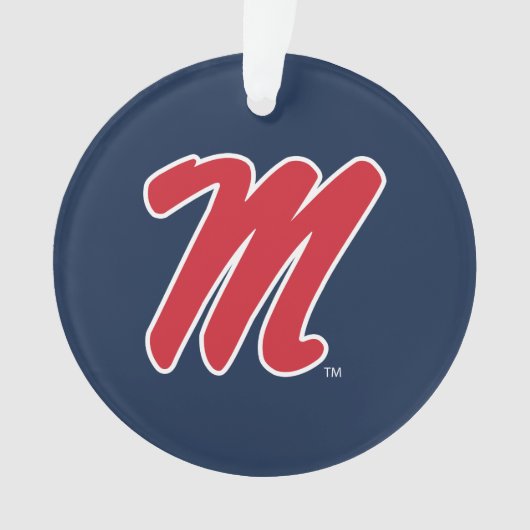 Universität Mississippi | Script M Ornament (Vorderseite)