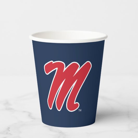 Universität Mississippi | Script M Pappbecher (Vorderseite)