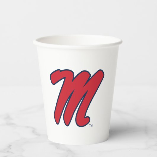 Universität Mississippi | Script M Pappbecher (Vorderseite)