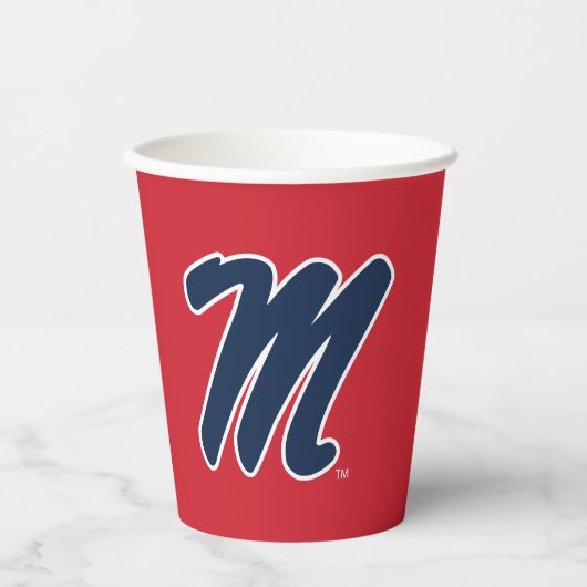 Universität Mississippi | Script M Pappbecher (Vorderseite)