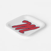 Universität Mississippi | Script M Pappteller (Gewinkelt)