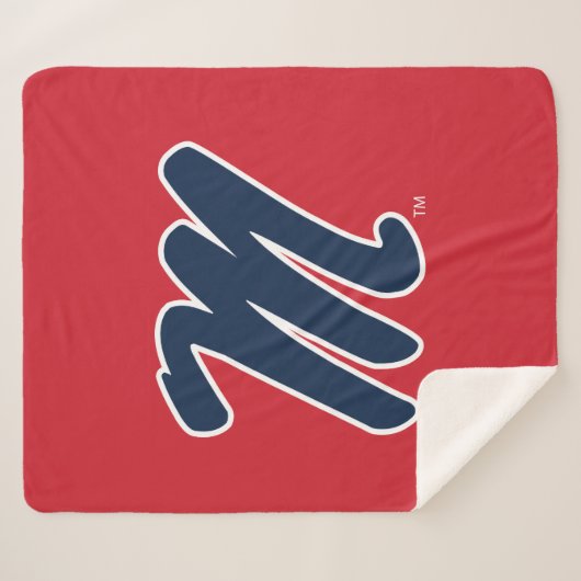 Universität Mississippi | Script M Sherpadecke (Vorderseite (Horizontal))