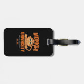 Universität Monkey Gepäckanhänger (Rückseite horizontal)