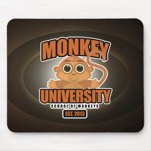 Universität Monkey Mousepad (Vorne)