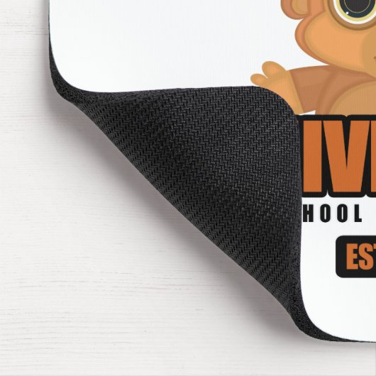 Universität Monkey Mousepad (Ecke)