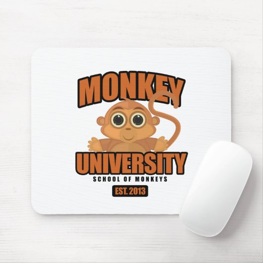 Universität Monkey Mousepad (Mit Mouse)