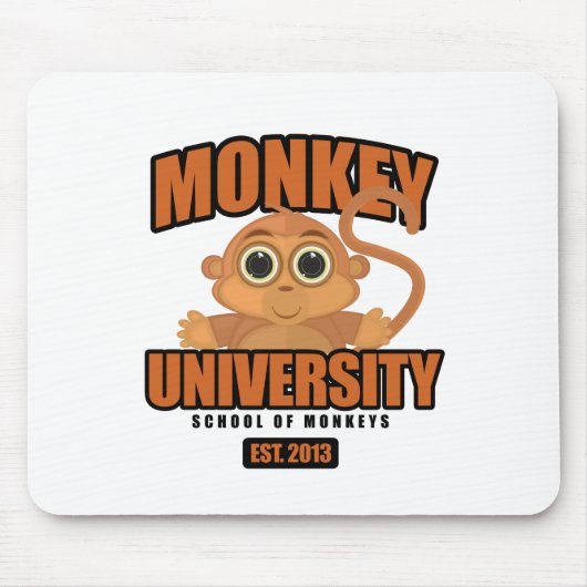 Universität Monkey Mousepad (Vorne)