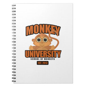 Universität Monkey Notizblock