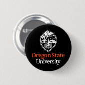 Universität Oregon Staat Button (Vorne & Hinten)