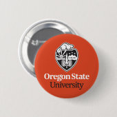 Universität Oregon Staat Button (Vorne & Hinten)