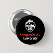 Universität Oregon Staat Button (Vorne & Hinten)