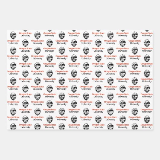 Universität Oregon Staat Geschenkpapier Set (Vorderseite 2)