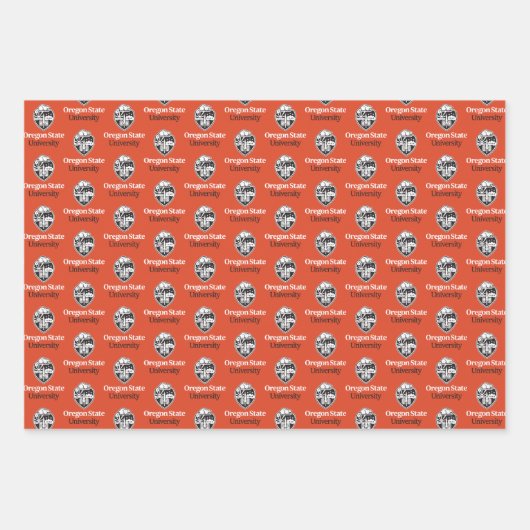 Universität Oregon Staat Geschenkpapier Set (Vorderseite 2)