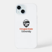 Universität Oregon Staat iPhone 15 Hülle (Rückseite)