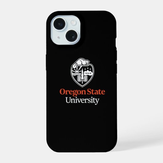 Universität Oregon Staat iPhone 15 Hülle (Rückseite)