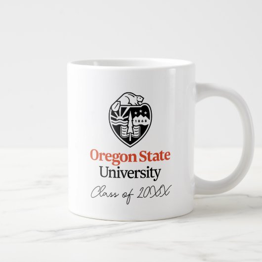 Universität Oregon Staat Jumbo-Tasse (Rechts)