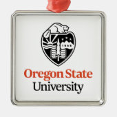 Universität Oregon Staat Ornament Aus Metall (Vorne)