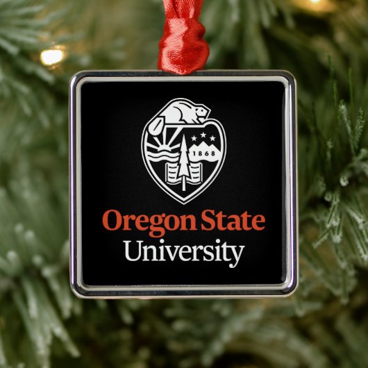 Universität Oregon Staat Ornament Aus Metall (Baum)