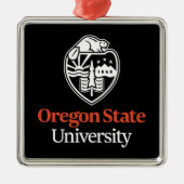 Universität Oregon Staat Ornament Aus Metall (Vorne)