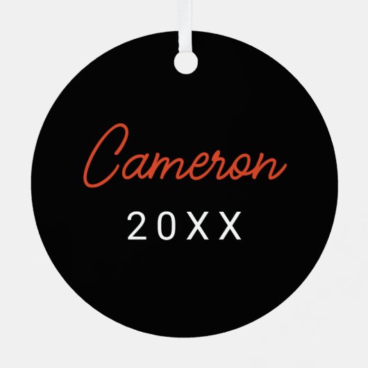 Universität Oregon Staat Ornament Aus Metall (Rückseite)